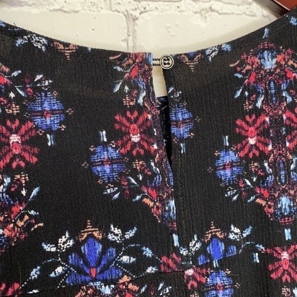 Black Printed Sleeveless Swing Tank XS‎ - Picture 4 of 6